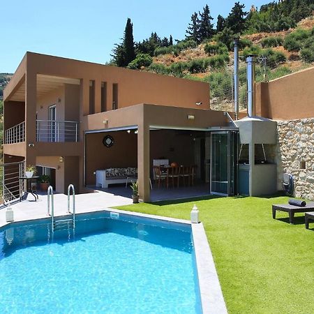 Design Villa Nicol - Heated Pool - Summer Kitchen Heraklion Exteriör bild