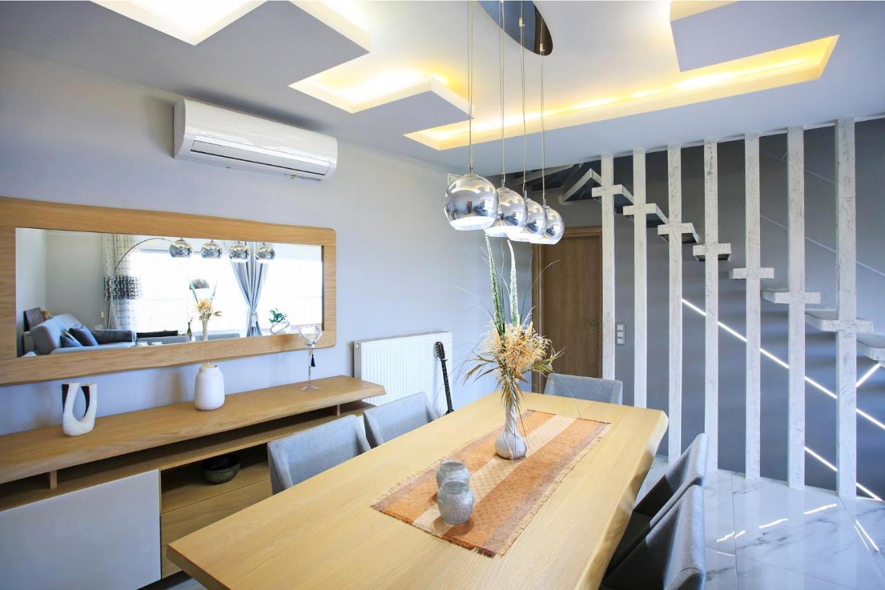Design Villa Nicol - Heated Pool - Summer Kitchen Heraklion Exteriör bild